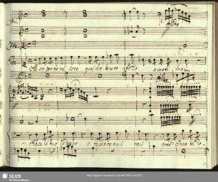 [Recitativo accompagnato:] Ah se per me nel core