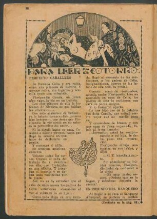 Para leer en el cotorro