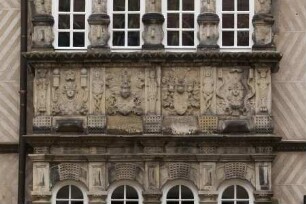 Wappen des Grafen Simon VI. de Wendt und seiner zweiten Frau Gräfin Elisabeth zu Holstein