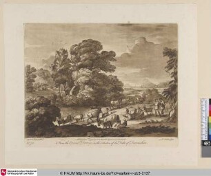 [Landschaft mit Hirten und Herden]