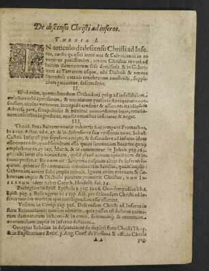 De descensu Christi ad inferos.