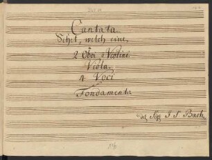 Sehet welch eine Liebe hat uns der Vater erzeiget; V (3), Coro, orch; BWV 64