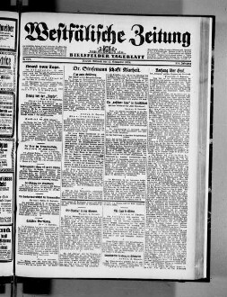 Westfälische Zeitung : Bielefelder Tageblatt