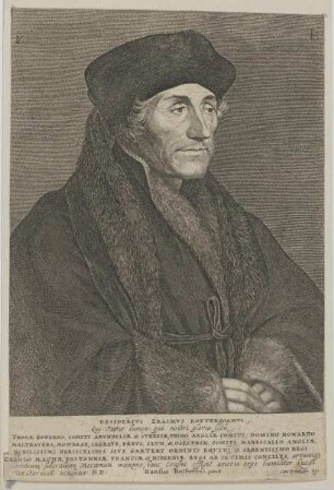 Bildnis des Desiderivs Erasmvs Rotterodamvs