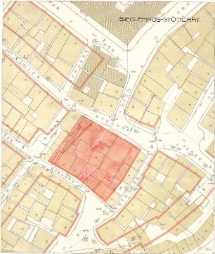 Fischer, Theodor; Stuttgart; Gustav-Siegle-Haus - Lageplan