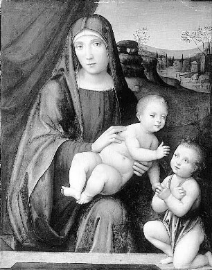 Maria mit dem Kind und dem Johannesknaben