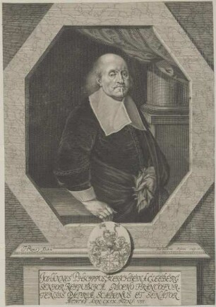 Bildnis des Johannes Philippus Fleischbein à Cleeberg