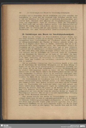 23. Vorrichtungen zum Messen der Verschlußgeschwindigkeit