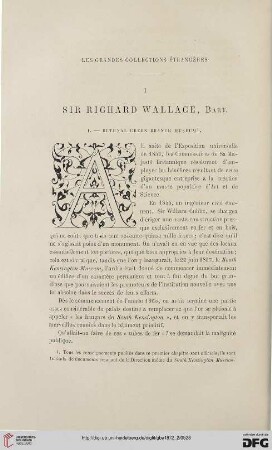 2. Pér. 6.1872: Sir Richard Wallace, Bart., 1, Bethnal Green Branch Museum : les grandes collections étrangères I