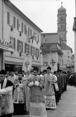 Bad Säckingen: Fridolinsfest; Prozession: Bischof