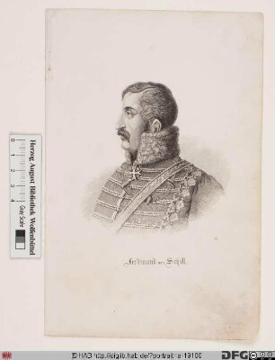 Bildnis Ferdinand (Baptista) von Schill