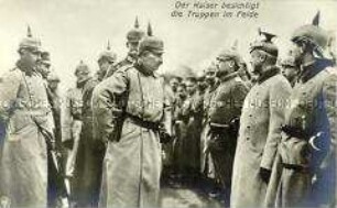 Wilhelm II. bei den Truppen