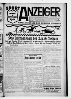 Essener Anzeiger. 1919-1940