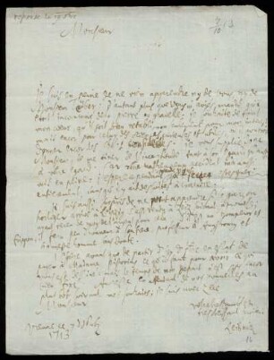 Brief von Gottfried Wilhelm Leibniz an Christoph Enoch Buchta