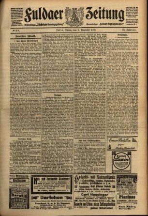 Zweite Ausgabe vom Montag, den 06. Dezember 1909.
