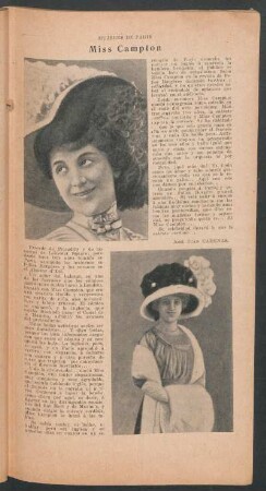 Miss Campton : Mujeres de París