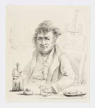 Joly in der Rolle von Lantara, in: "Le Peintre dans le cabaret"