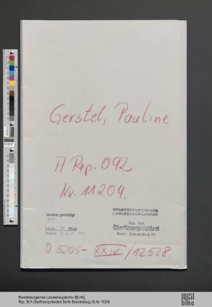 Gerstel, Pauline