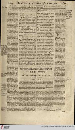 Liber XXIV. De Donationibus