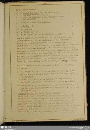 12.0 Untergliederung des Dammes in Abschnitte