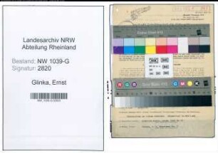 Entnazifizierung Ernst Glinka , geb. 31.10.1909 (Polizist)