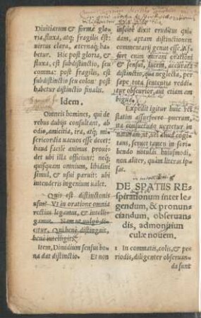 De Spatiis Respiratinum inter legendum, & pronunciandum, observandis, admonitiunculae novem.