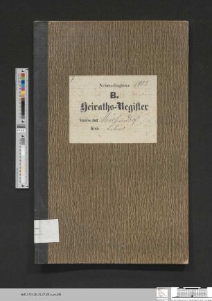 Heiratsregister Markendorf 1902