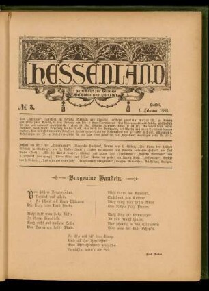 No. 3, 1. Februar 1888