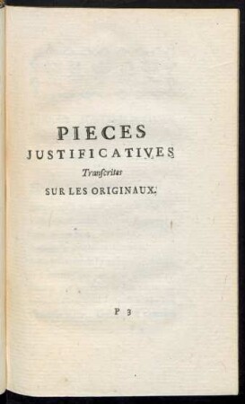 Pieces Justificatives Transcrites Sur Les Originaux