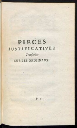 Pieces Justificatives Transcrites Sur Les Originaux