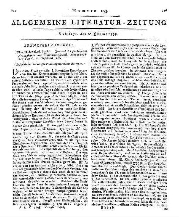 Deutsche Chrestomathie zum Uebersetzen in das Englische. 2. Aufl. Nürnberg: Zeh 1796