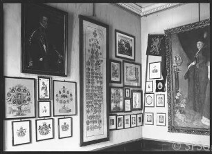 Wiesbaden, Schloss Wiesbaden, Raum 44, Sammlung Kolb, 1937.