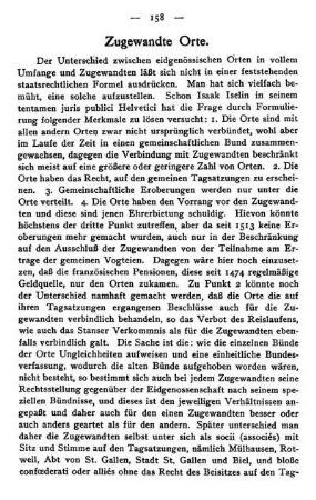 Zugewandte Orte.