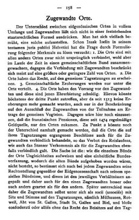 Zugewandte Orte.