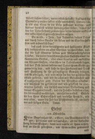 Gebet am Osterfeste.