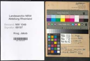 Entnazifizierung Jakob Krug , geb. 04.01.1897 (Friseur)