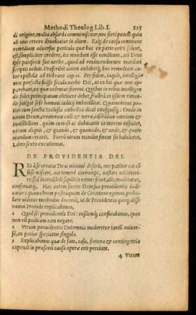 De Providentia Dei.