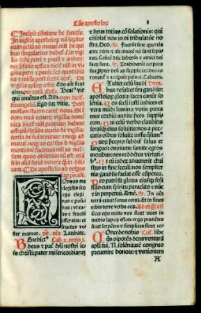Incipit commune de sanctis.