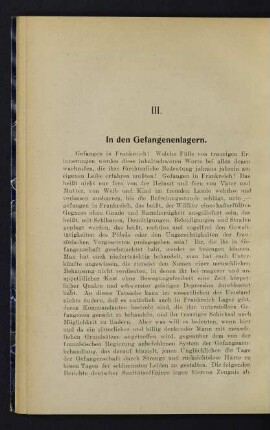 20, III. In den Gefangenenlagern