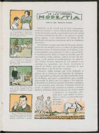 De las virtudes: modestia