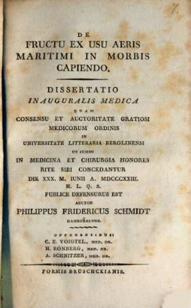 De fructu ex usu aeris maritimi in morbis capiendo : diss. inaug. med.