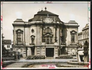 Stadttheater, Aussig: Ansicht von Osten