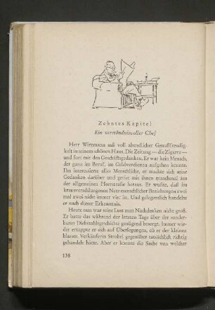 Zehntes Kapitel Ein verständnisvoller Chef