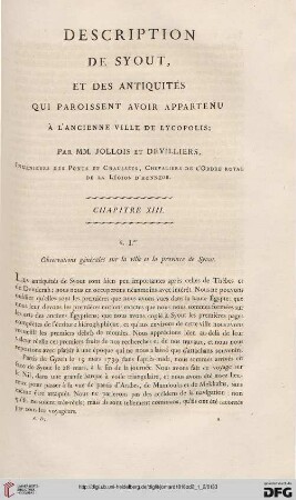 Chapitre XIII