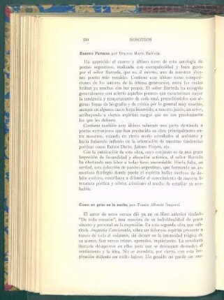 Nuestro Parnaso, por Ernesto Mario Barreda