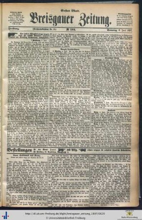 06.06.1897 (Erstes Blatt)