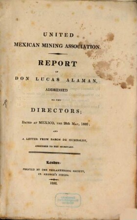 Report of the Court of Directors. 1826,[5]. 28. May