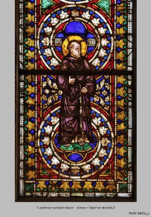 Fenster B-XIII-XV : Fenster XIII (rechts) : Heiliger Antonius von Padua