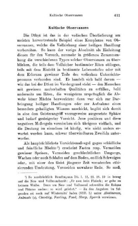 Kultische Observanzen