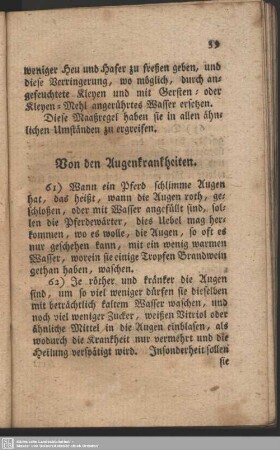 Von den Augenkrankheiten